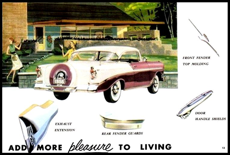 1956 Chevrolet Accessories Booklet Page 12